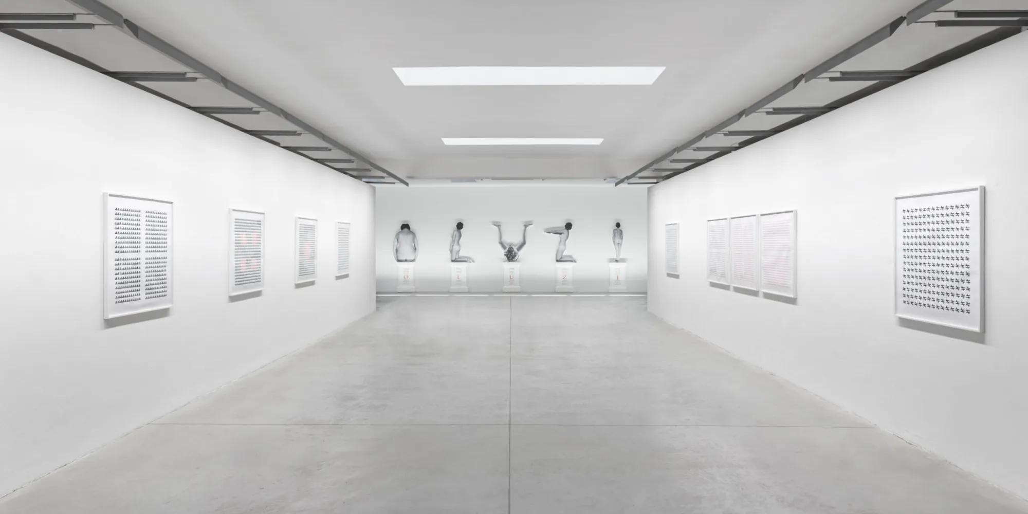 Tomaso Binga. Parole abitate, installation view. Photo: Leonardo Morfini