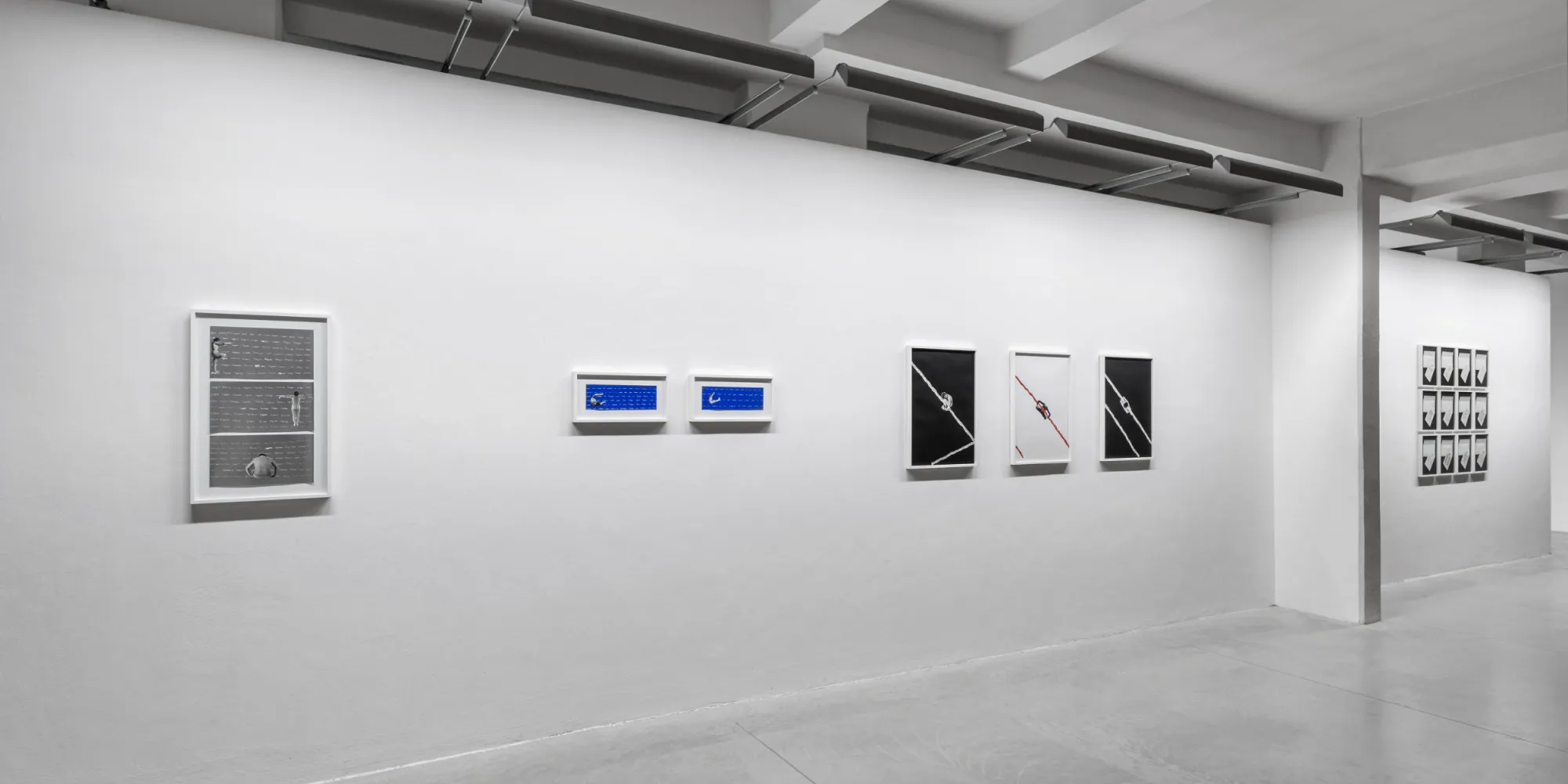 Tomaso Binga. Parole abitate, installation view. Photo: Leonardo Morfini