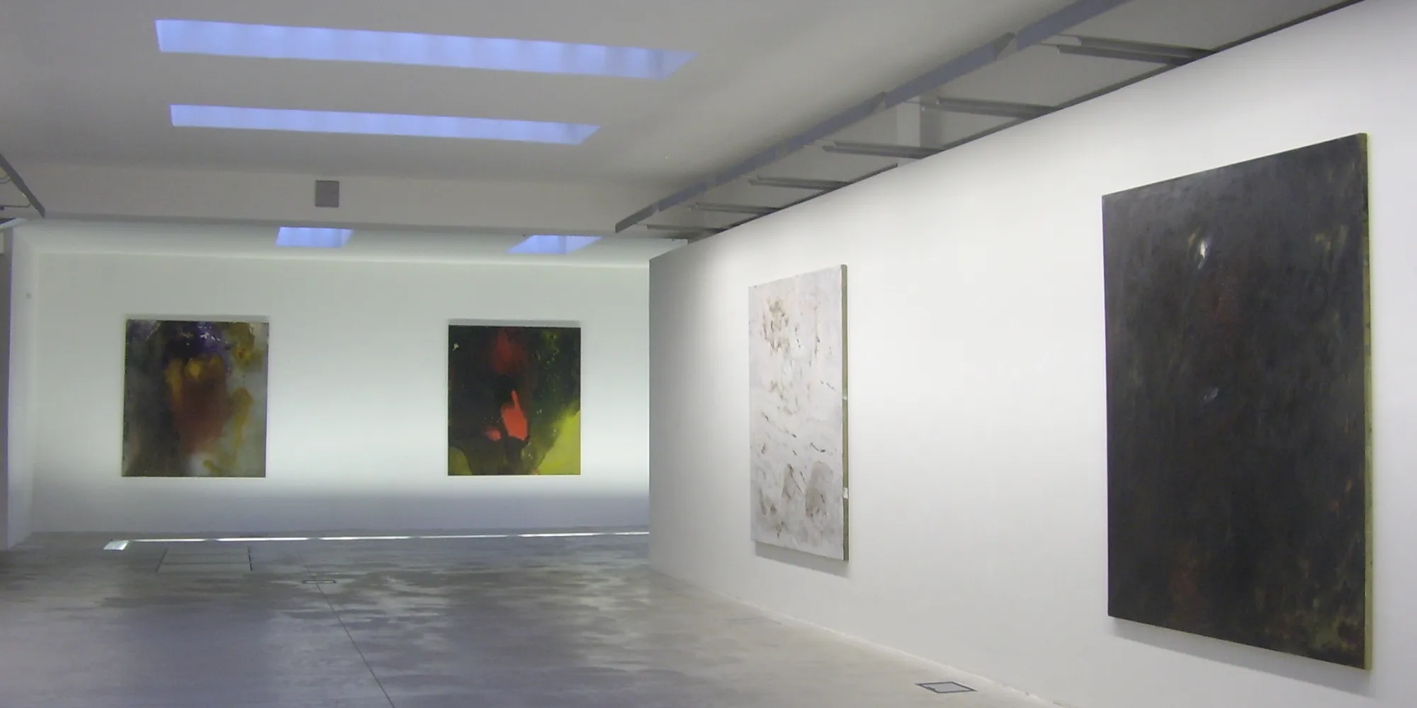 Vasco Bendini. LuceLenta, installation view