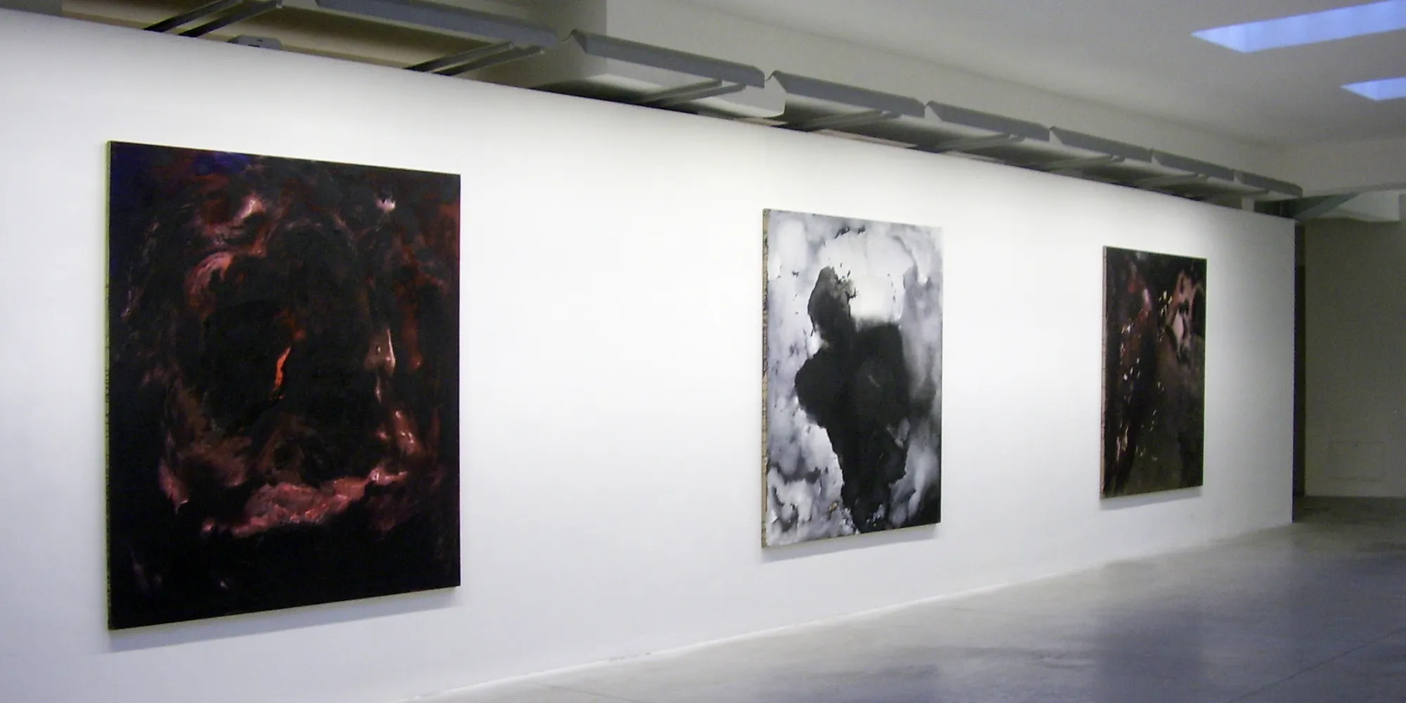 Vasco Bendini. LuceLenta, installation view