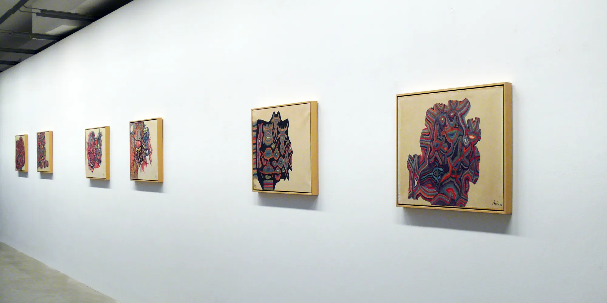 Corrado Cagli. Paura del totem, installation view.