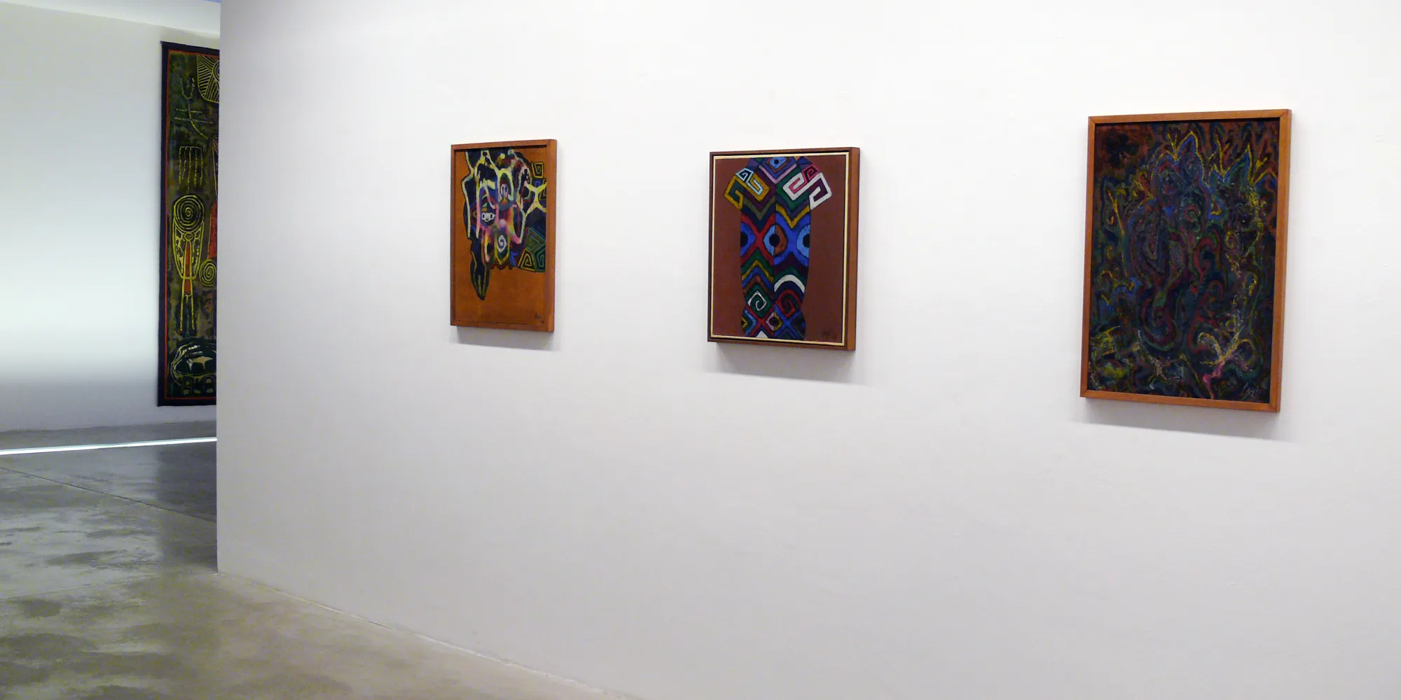 Corrado Cagli. Paura del totem, installation view.