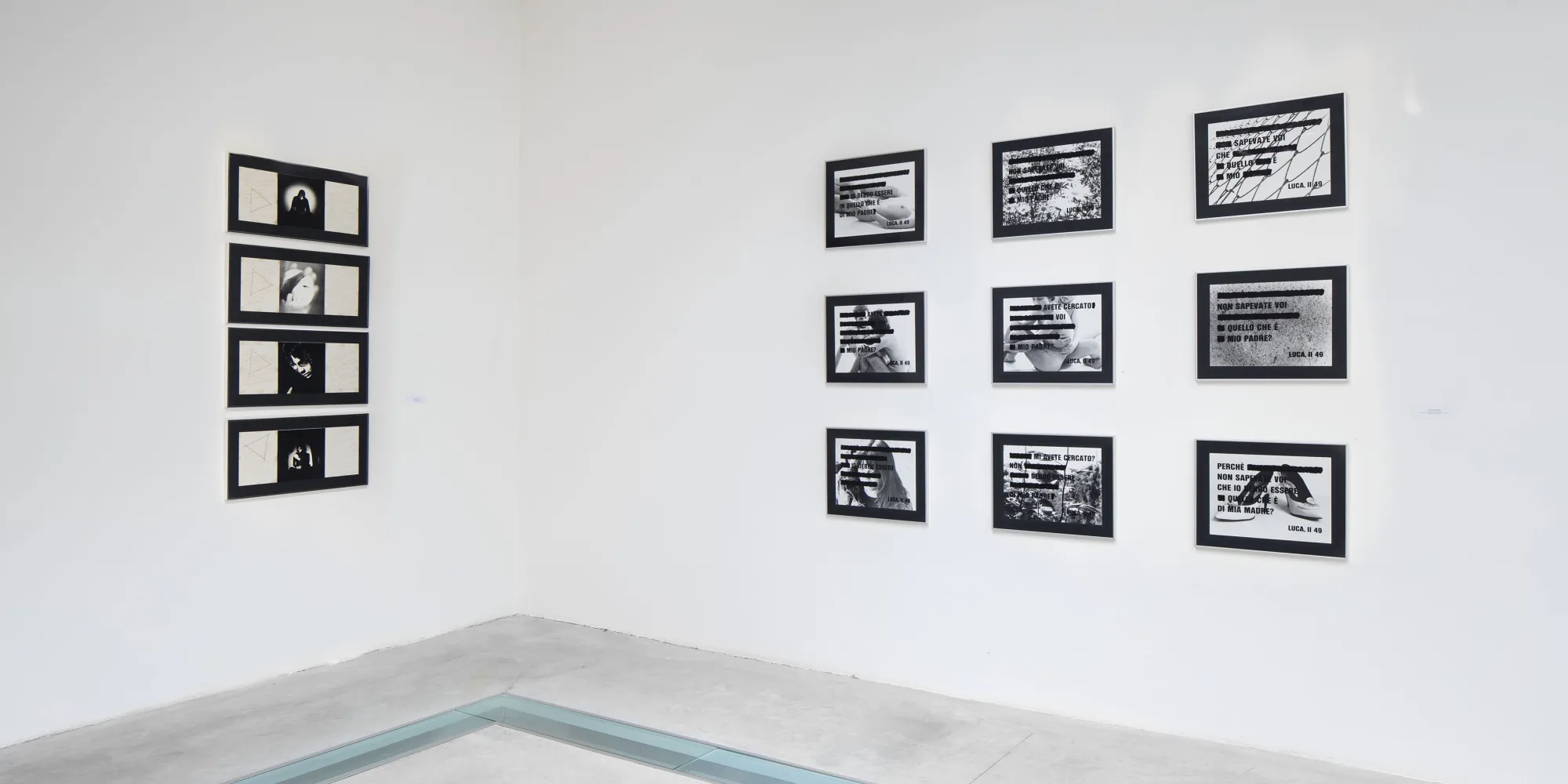 Altra misura. Arte, fotografia e femminismo in Italia negli anni Settanta, installation view. Photo: Agostino Osio – Alto//Piano Studio, Milano