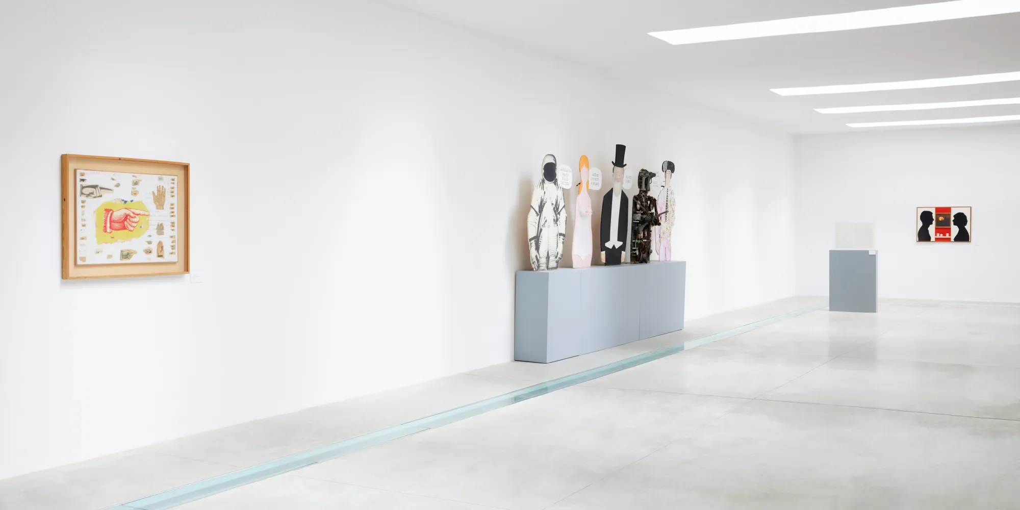 Gruppo 70. Una guerriglia verbo-visiva, installation view. Photo: Agostino Osio, Alto//Piano Studio, Milano.
