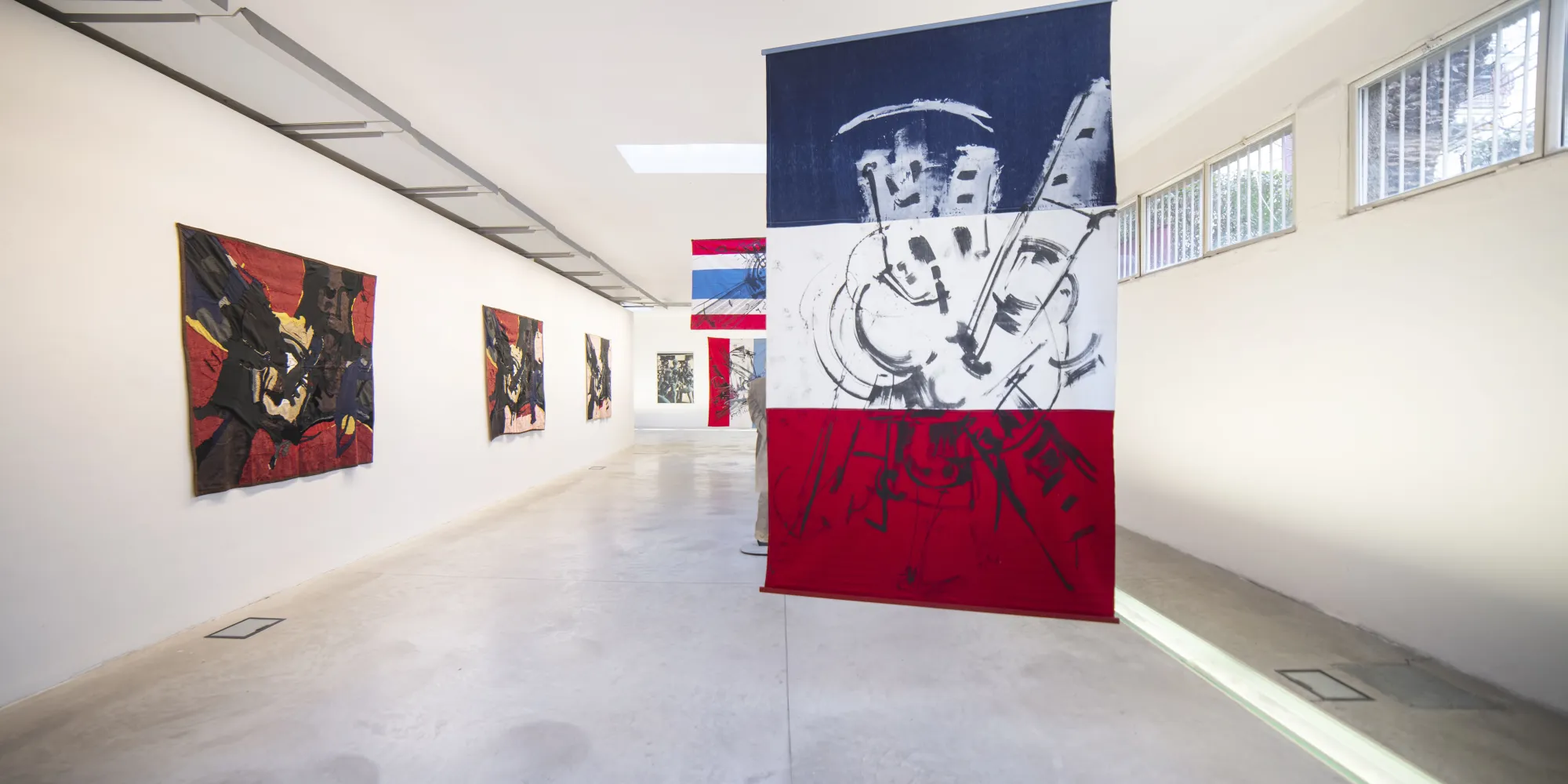 Gianni Bertini. Identikit 100, installation view. Photo: Simone Petracchi