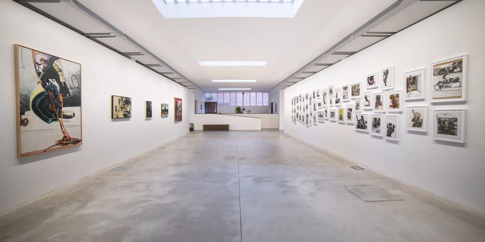 Gianni Bertini. Identikit 100, installation view. Photo: Simone Petracchi