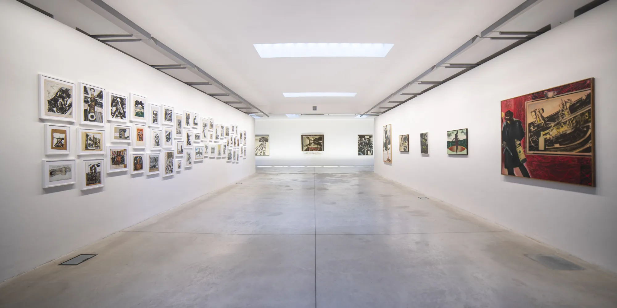 Gianni Bertini. Identikit 100, installation view. Photo: Simone Petracchi