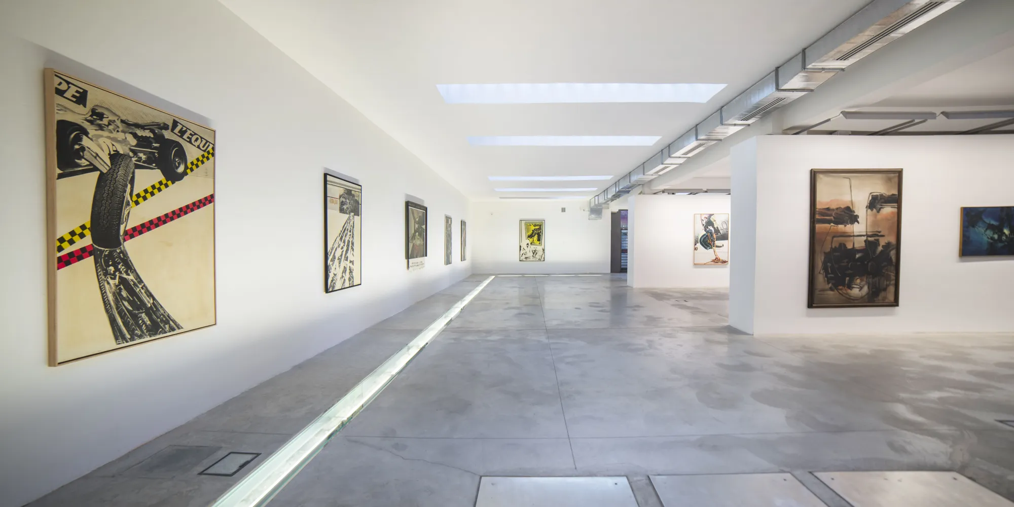 Gianni Bertini. Identikit 100, installation view. Photo: Simone Petracchi