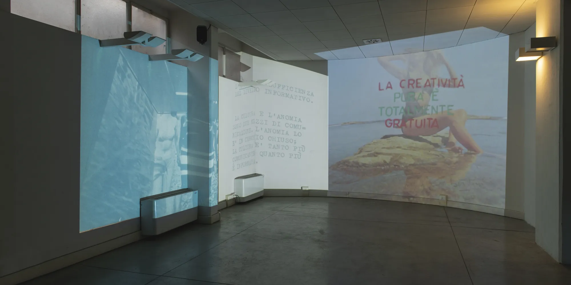 Gianni Bertini. Identikit 100, installation view. Photo: Simone Petracchi