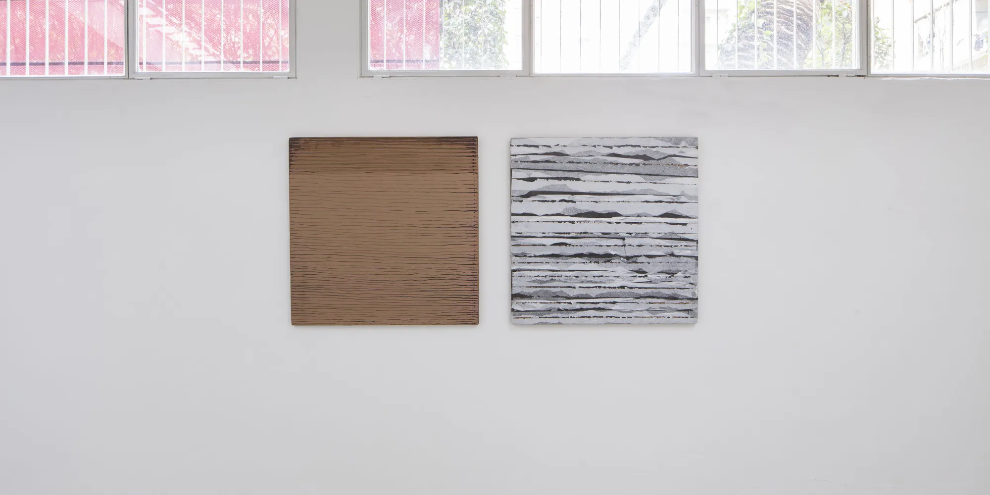 Urban Papers. Rotella, Masi, Francolino, installation view. Photo: Agostino Osio – Alto//Piano Studio, Milano