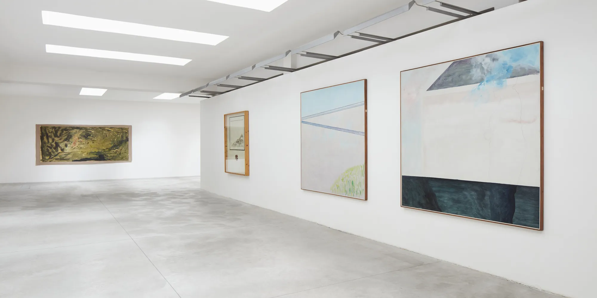 Vasco Bendini. Io che cammino, installation view. Photo: Agostino Osio, Alto//Piano Studio, Milano