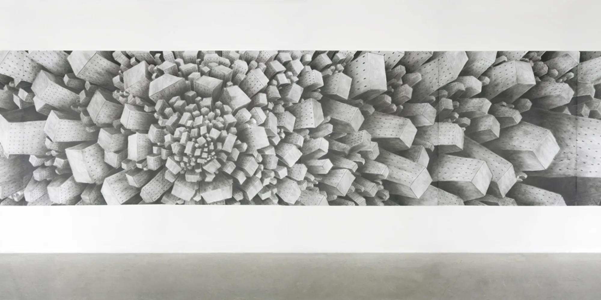 Luca Matti. Babele, installation view. Photo: Agostino Osio, Alto//Piano Studio, Milano