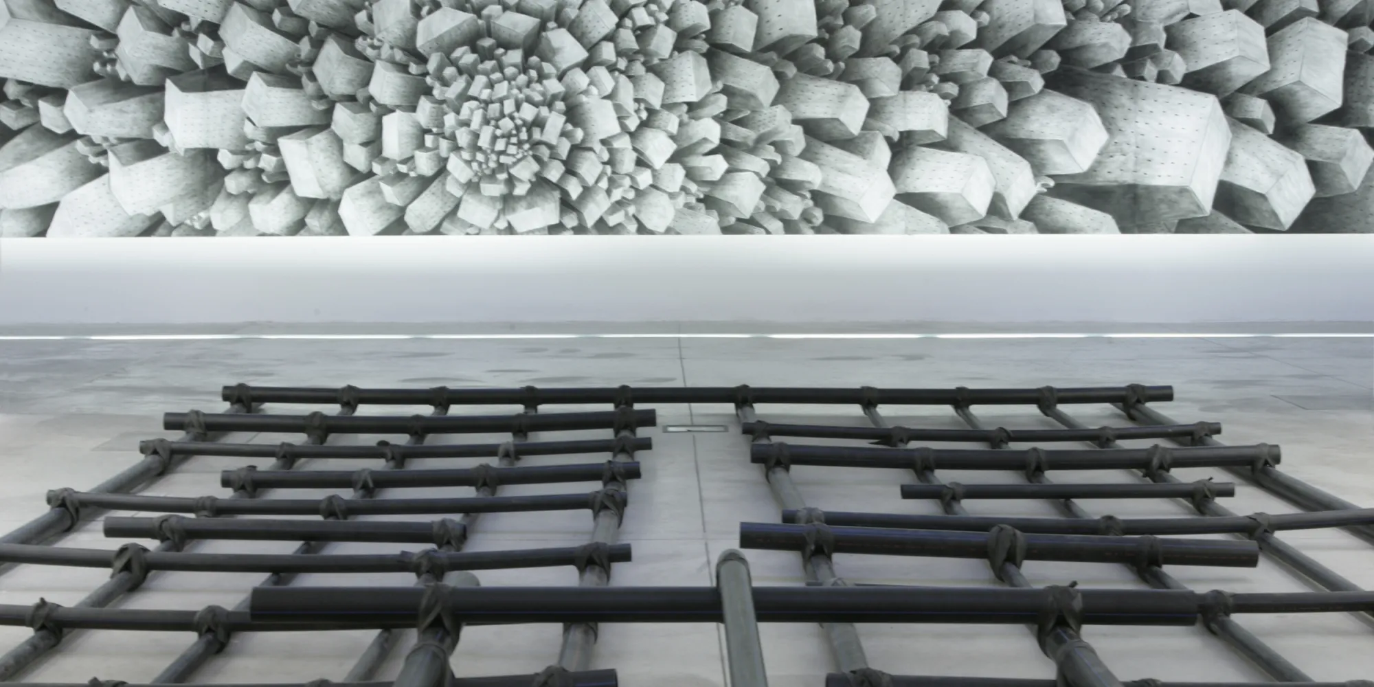 Luca Matti. Babele, installation view. Photo: Agostino Osio, Alto//Piano Studio, Milano