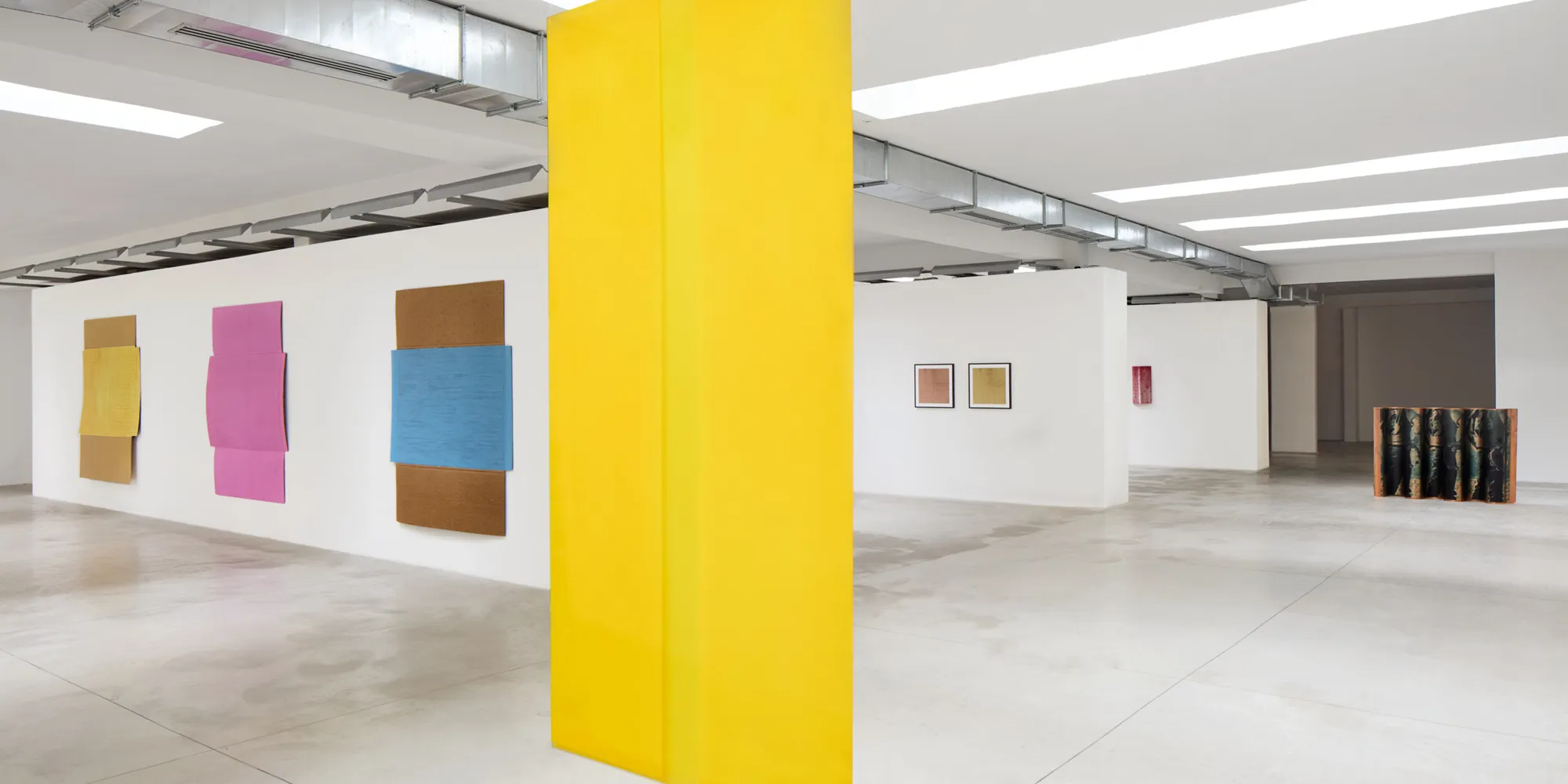 Show me off. Paolo Masi welcomes Servane Mary, installation view. Photo Marco Dabicco, Alto//Piano Studio, Milano