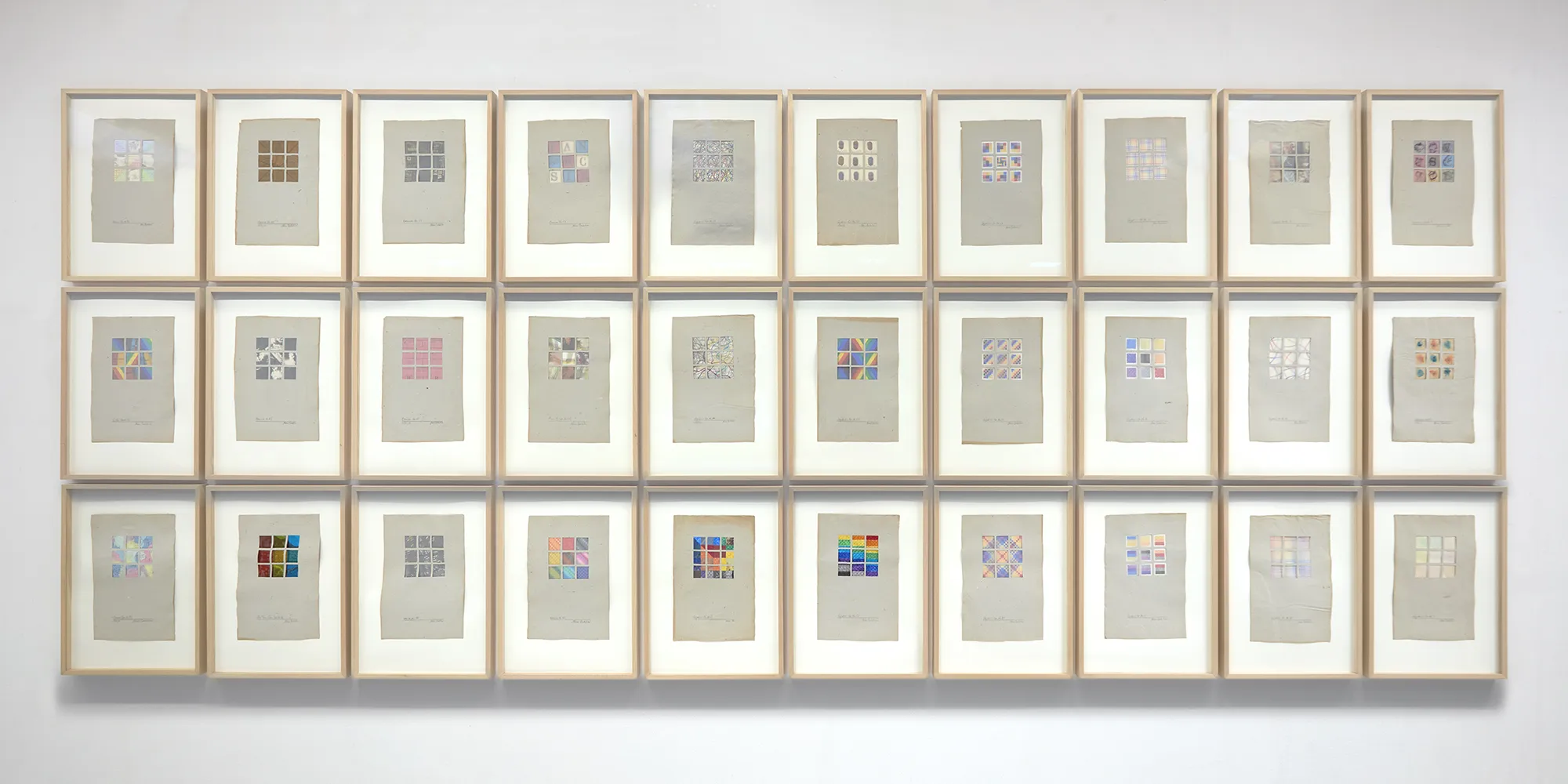 Nanni Balestrini. La rivolta illustrata (1963 - 2018), installation view. Photo Fabrizio Farroni, Alto//Piano Studio, Milano