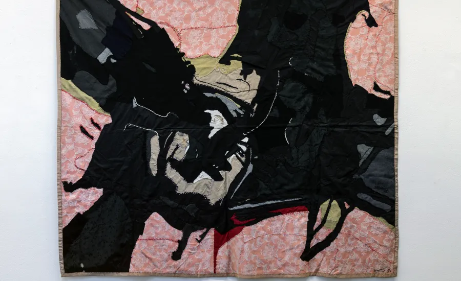 Gianni Bertini, La toile de Penelope, 1959