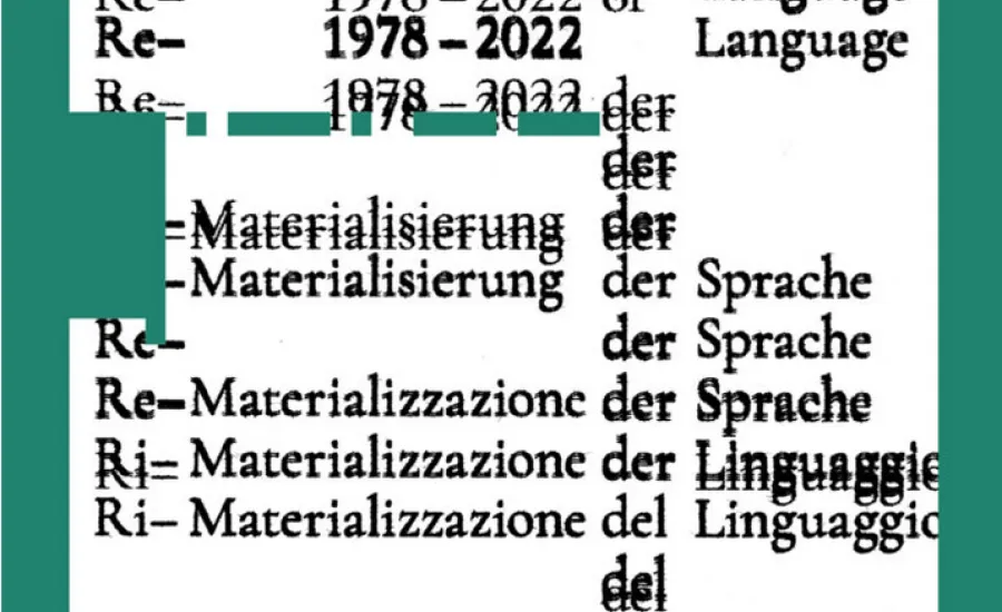 Ri-Materializzazione del Linguaggio. 1978-2022 | Fondazione Dalle Nogare